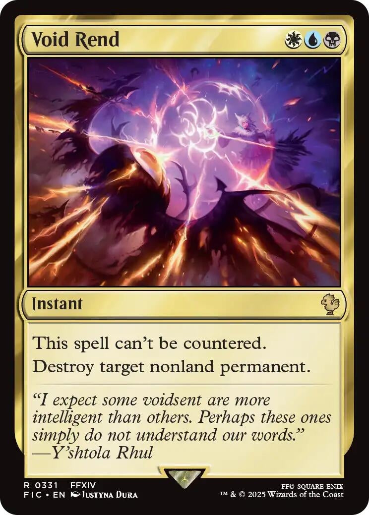 Image for Void Rend (Surge Foil) (331) (Commander: FINAL FANTASY) - Magic: The Gathering