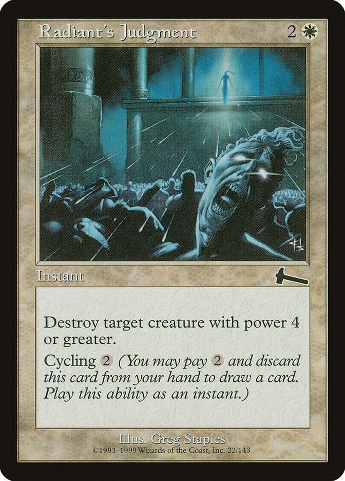Radiant’s Judgment (22) [ULG] - MTG Single