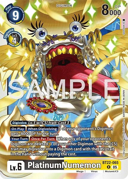 PlatinumNumemon (BT22-065 R) (Cyber Eden)