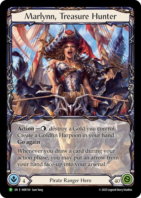 Image for Marlynn, Treasure Hunter - HER139 (HER139) (Flesh and Blood: Promo Cards) - Flesh and Blood TCG