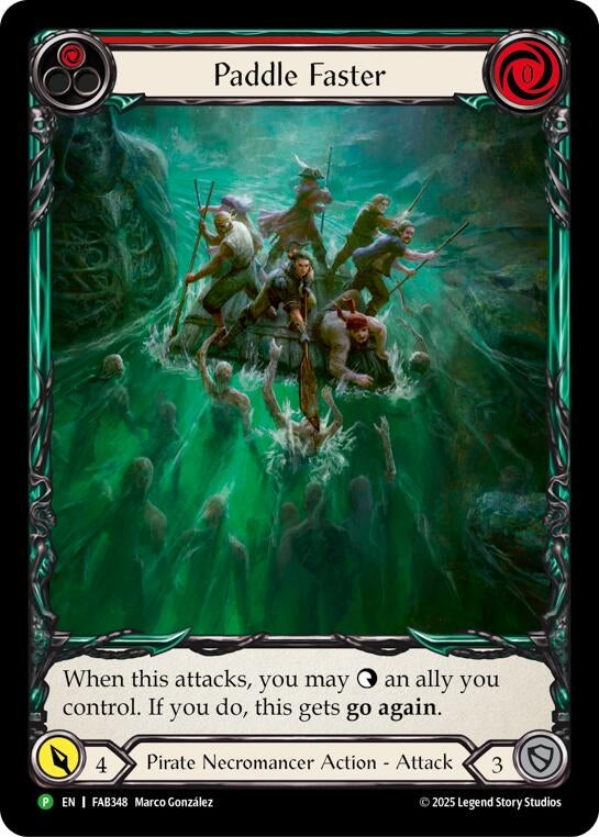 Image for Paddle Faster - FAB348 (FAB348) (Flesh and Blood: Promo Cards) - Flesh and Blood TCG