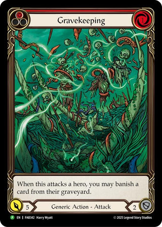Image for Gravekeeping (Red) - FAB342 (FAB342) (Flesh and Blood: Promo Cards) - Flesh and Blood TCG