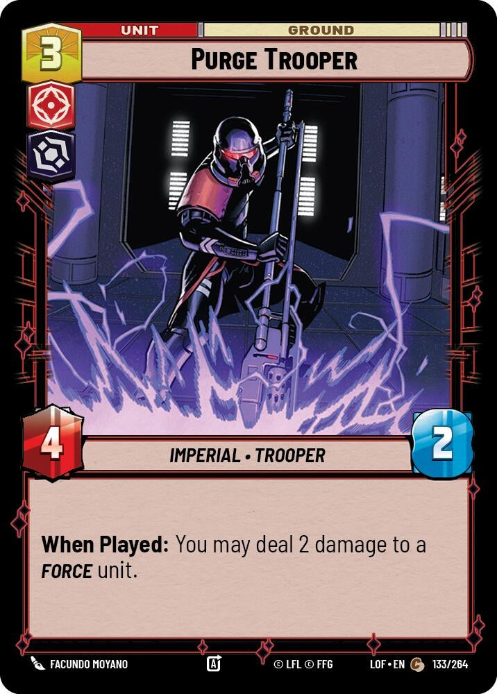 Image for Purge Trooper (133/264) (Legends of the Force) - Star Wars: Unlimited