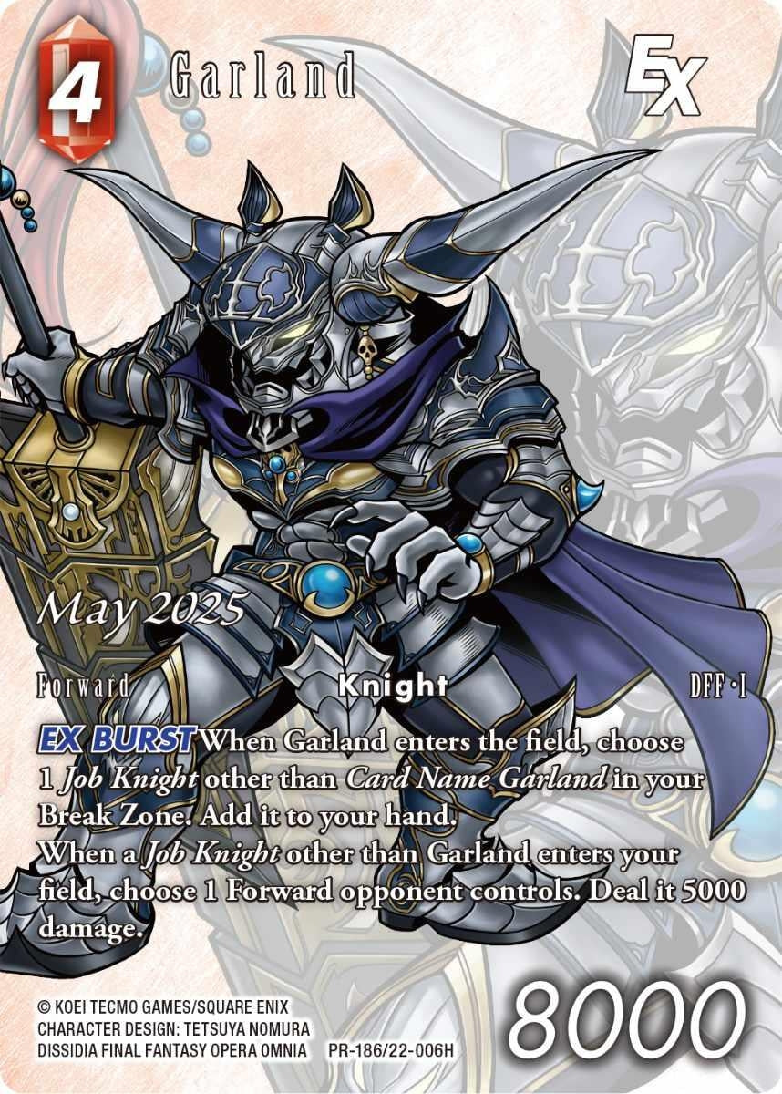 Image for Garland EX (PR-186/22-006H) (PR-186/22-006H) (FF: Promo Cards) - Final Fantasy TCG