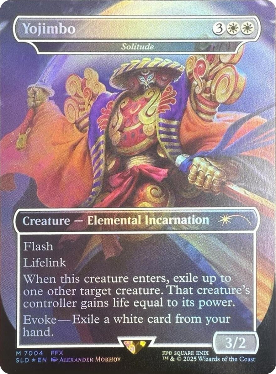 Image for Yojimbo - Solitude (Rainbow Foil) (7004) (Secret Lair Drop Series) - Magic: The Gathering
