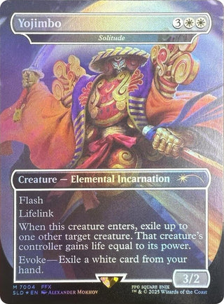 Image for Yojimbo - Solitude (Rainbow Foil) (7004) (Secret Lair Drop Series) - Magic: The Gathering