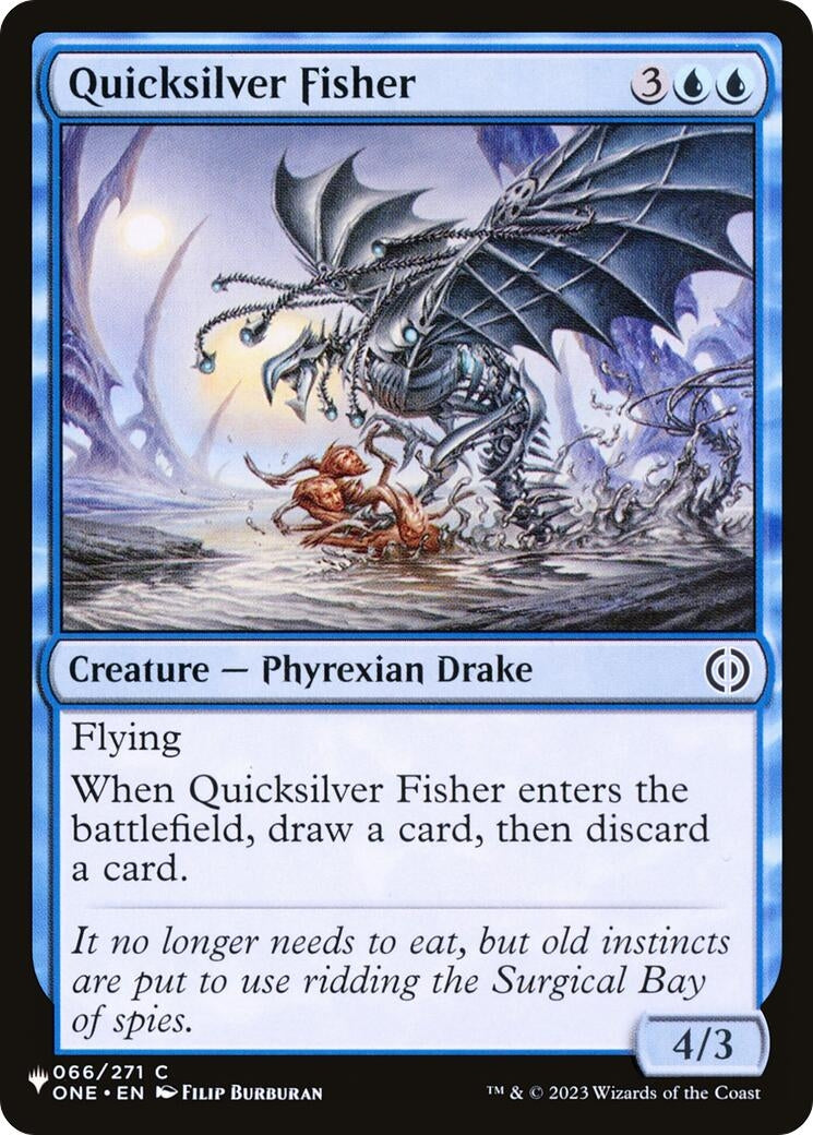 Image for Quicksilver Fisher (066/271) (The List Reprints) - Magic: The Gathering