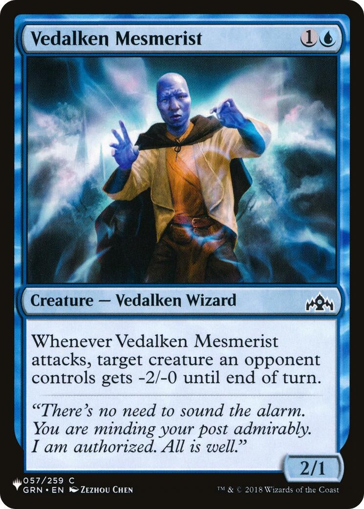 Image for Vedalken Mesmerist (057/259) (The List Reprints) - Magic: The Gathering