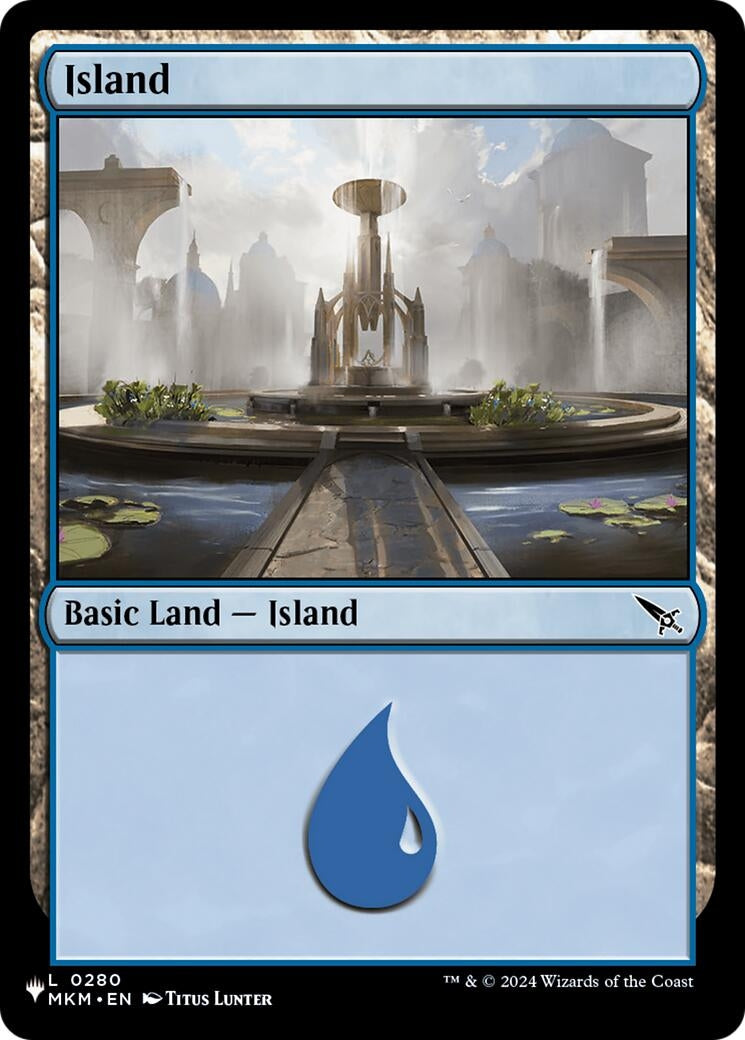 Image for Island (MKM) (280) (The List Reprints) - Magic: The Gathering