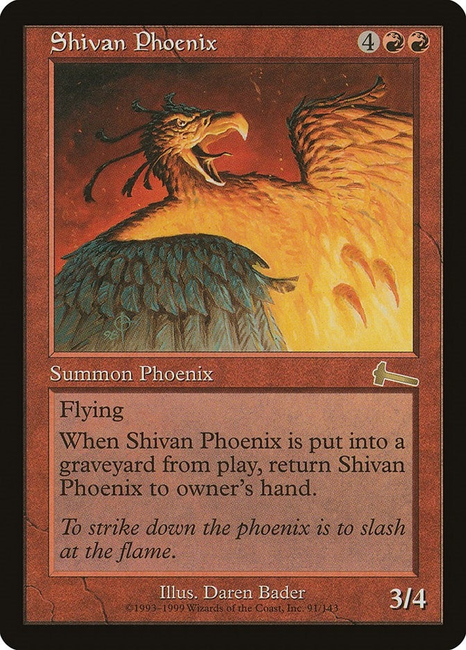 Shivan Phoenix (91) [ULG] - MTG Single