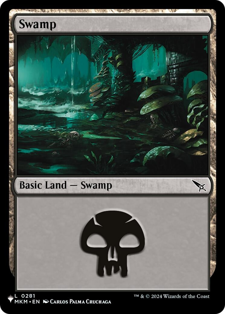 Image for Swamp (MKM) (281) (The List Reprints) - Magic: The Gathering