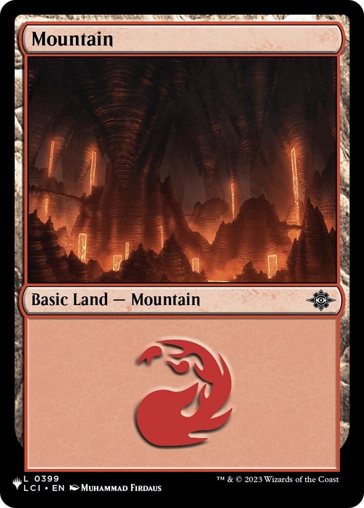 Image for Mountain (LCI) (399) (The List Reprints) - Magic: The Gathering