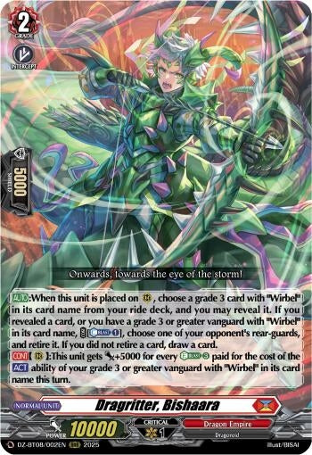 Image for Dragritter, Bishaara (DZ-BT08/002EN) (DZ-BT08: Knights 0f Rebirth) - Cardfight Vanguard