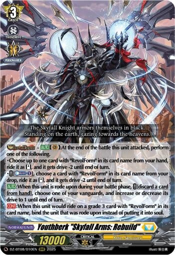 Image for Youthberk "Skyfall Arms: Rebuild" (DZ-BT08/010EN) (DZ-BT08: Knights 0f Rebirth) - Cardfight Vanguard