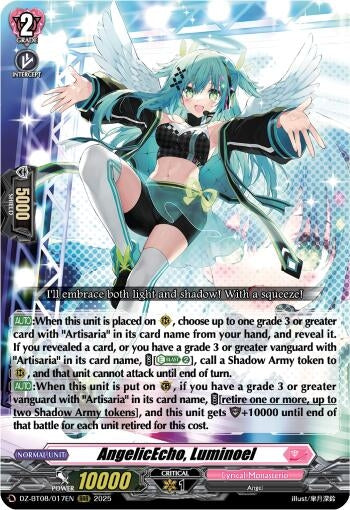 Image for AngelicEcho, Luminoel (DZ-BT08/017EN) (DZ-BT08: Knights 0f Rebirth) - Cardfight Vanguard