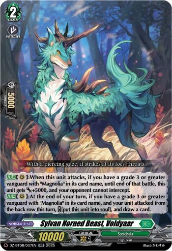 Image for Sylvan Horned Beast, Voldyaar (DZ-BT08/037EN) (DZ-BT08: Knights 0f Rebirth) - Cardfight Vanguard