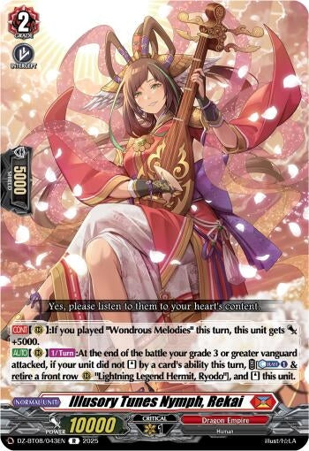Image for Illusory Tunes Nymph, Rekai (DZ-BT08/043EN) (DZ-BT08: Knights 0f Rebirth) - Cardfight Vanguard