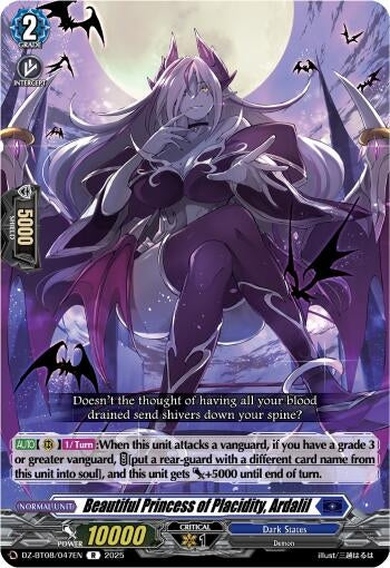 Image for Beautiful Princess of Placidity, Ardalil (DZ-BT08/047EN) (DZ-BT08: Knights 0f Rebirth) - Cardfight Vanguard