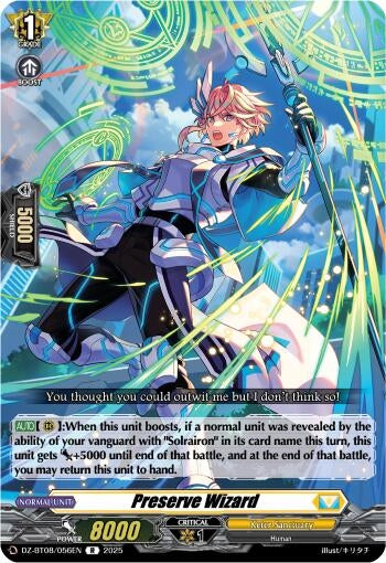 Image for Preserve Wizard (DZ-BT08/056EN) (DZ-BT08: Knights 0f Rebirth) - Cardfight Vanguard