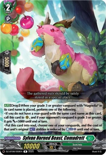 Image for Sylvan Horned Beast, Comadrett (DZ-BT08/059EN) (DZ-BT08: Knights 0f Rebirth) - Cardfight Vanguard