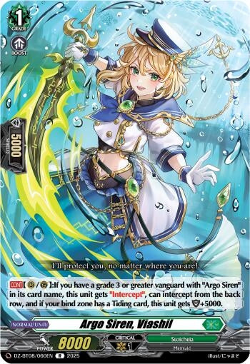 Image for Argo Siren, Viashil (DZ-BT08/060EN) (DZ-BT08: Knights 0f Rebirth) - Cardfight Vanguard