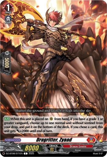 Image for Dragritter, Zyaad (DZ-BT08/071EN) (DZ-BT08: Knights 0f Rebirth) - Cardfight Vanguard