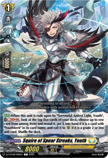Image for Squire of Spear Streaks, Youth (DZ-BT08/096EN) (DZ-BT08: Knights 0f Rebirth) - Cardfight Vanguard
