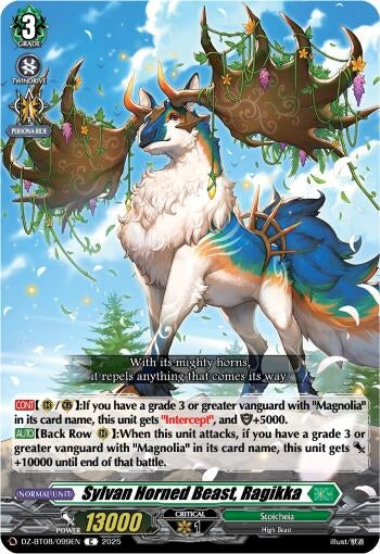 Image for Sylvan Horned Beast, Ragikka (DZ-BT08/099EN) (DZ-BT08: Knights 0f Rebirth) - Cardfight Vanguard