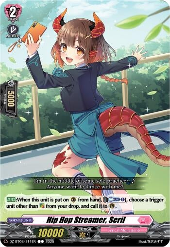 Image for Hip Hop Streamer, Seril (DZ-BT08/111EN) (DZ-BT08: Knights 0f Rebirth) - Cardfight Vanguard
