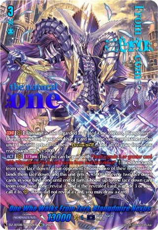 Image for One Who Walks From Zero, Blangdmire Nexus (SEC) (DZ-BT08/SEC02EN) (DZ-BT08: Knights 0f Rebirth) - Cardfight Vanguard