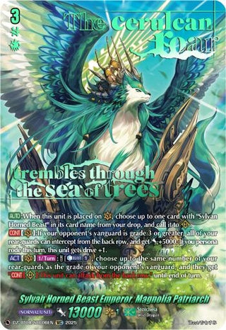 Image for Sylvan Horned Beast Emperor, Magnolia Patriach (SEC) (DZ-BT08/SEC06EN) (DZ-BT08: Knights 0f Rebirth) - Cardfight Vanguard