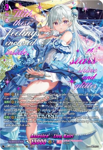 Image for AstesiceLive, Kairi (SEC) (DZ-BT08/SEC07EN) (DZ-BT08: Knights 0f Rebirth) - Cardfight Vanguard