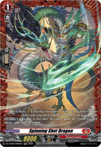 Image for Spinning Shot Dragon (FR) (DZ-BT08/FR06EN) (DZ-BT08: Knights 0f Rebirth) - Cardfight Vanguard