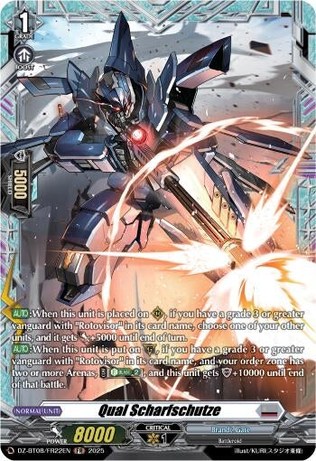 Image for Qual Scharfschutze (FR) (DZ-BT08/FR22EN) (DZ-BT08: Knights 0f Rebirth) - Cardfight Vanguard