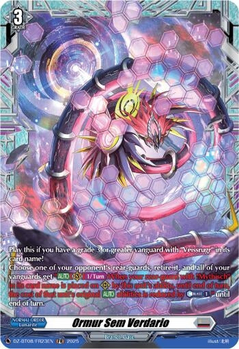 Image for Ormur Sem Verdario (FR) (DZ-BT08/FR23EN) (DZ-BT08: Knights 0f Rebirth) - Cardfight Vanguard