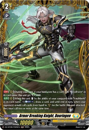 Image for Armor Breaking Knight, Dooringen (FR) (DZ-BT08/FR26EN) (DZ-BT08: Knights 0f Rebirth) - Cardfight Vanguard