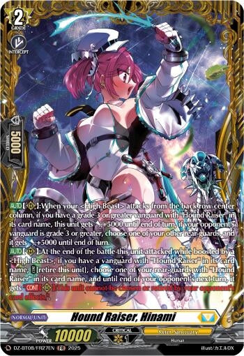 Image for Hound Raiser, Hinami (FR) (DZ-BT08/FR27EN) (DZ-BT08: Knights 0f Rebirth) - Cardfight Vanguard