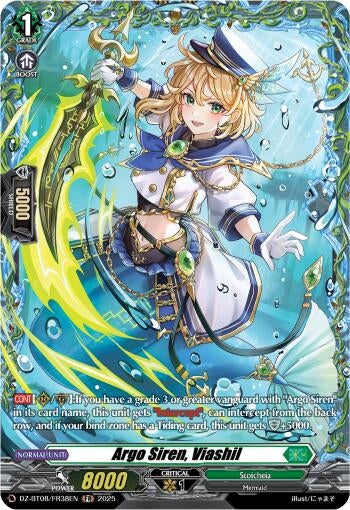 Image for Argo Siren, Viashil (FR) (DZ-BT08/FR38EN) (DZ-BT08: Knights 0f Rebirth) - Cardfight Vanguard