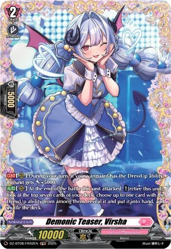 Image for Demonic Teaser, Virsha (FR) (DZ-BT08/FR42EN) (DZ-BT08: Knights 0f Rebirth) - Cardfight Vanguard
