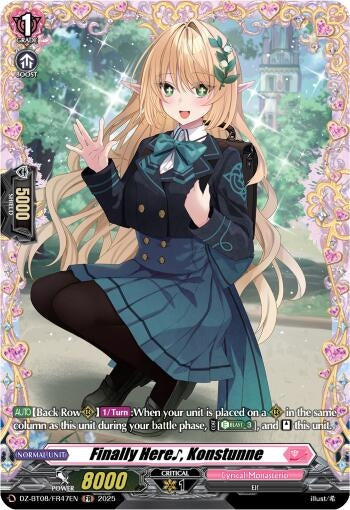 Image for Finally Here~, Konstunne (FR) (DZ-BT08/FR47EN) (DZ-BT08: Knights 0f Rebirth) - Cardfight Vanguard