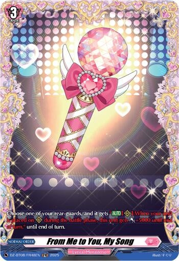Image for From Me to You, My Song (FR) (DZ-BT08/FR48EN) (DZ-BT08: Knights 0f Rebirth) - Cardfight Vanguard