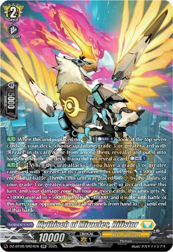 Image for Mythisch of Miracles, Rifistor (SR) (DZ-BT08/SR24EN) (DZ-BT08: Knights 0f Rebirth) - Cardfight Vanguard
