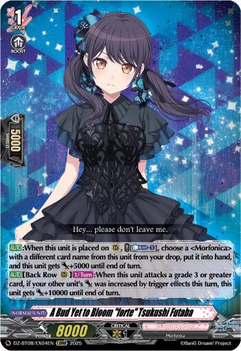 A Bud Yet to Bloom "forte" Tsukushi Futaba (EXRRR) (DZ-BT08/EX04EN) (DZ-BT08)