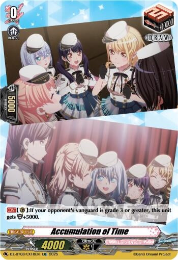 Image for Accumulation of Time (DZ-BT08/EX18EN) (DZ-BT08: Knights 0f Rebirth) - Cardfight Vanguard