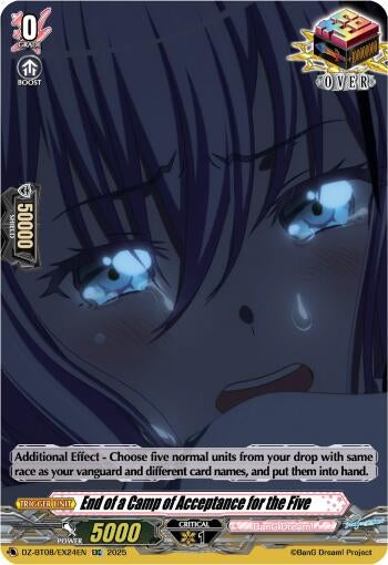 Image for End of a Camp of Acceptance for the Five (DZ-BT08/EX24EN) (DZ-BT08: Knights 0f Rebirth) - Cardfight Vanguard