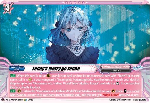 Image for Today's Merry go rounD (DZ-BT08/EX25EN) (DZ-BT08: Knights 0f Rebirth) - Cardfight Vanguard