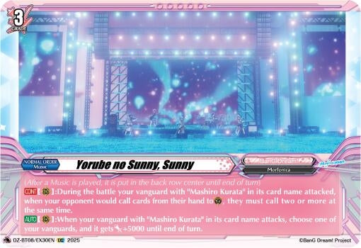 Image for Yorube no Sunny, Sunny (DZ-BT08/EX30EN) (DZ-BT08: Knights 0f Rebirth) - Cardfight Vanguard