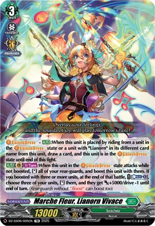 Image for Marche Fleur, Lianorn Vivace (DZ-SS06/005EN) (DZ-SS06: Master Deckset -Urara Haneyama-) - Cardfight Vanguard