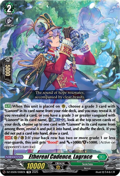 Image for Ethereal Cadence, Lagrace (DZ-SS06/008EN) (DZ-SS06: Master Deckset -Urara Haneyama-) - Cardfight Vanguard