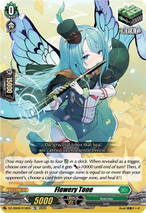 Image for Flowery Tone (DZ-SS06/018EN) (DZ-SS06: Master Deckset -Urara Haneyama-) - Cardfight Vanguard